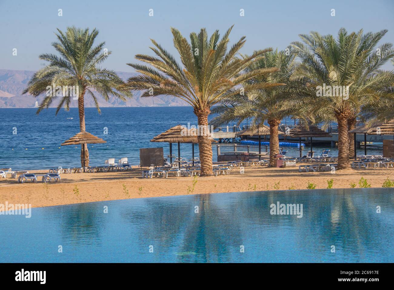 Asia, Middle East, Jordan, Aqaba, Tala Bay, Movenpick Resort & Spa Stock Photo