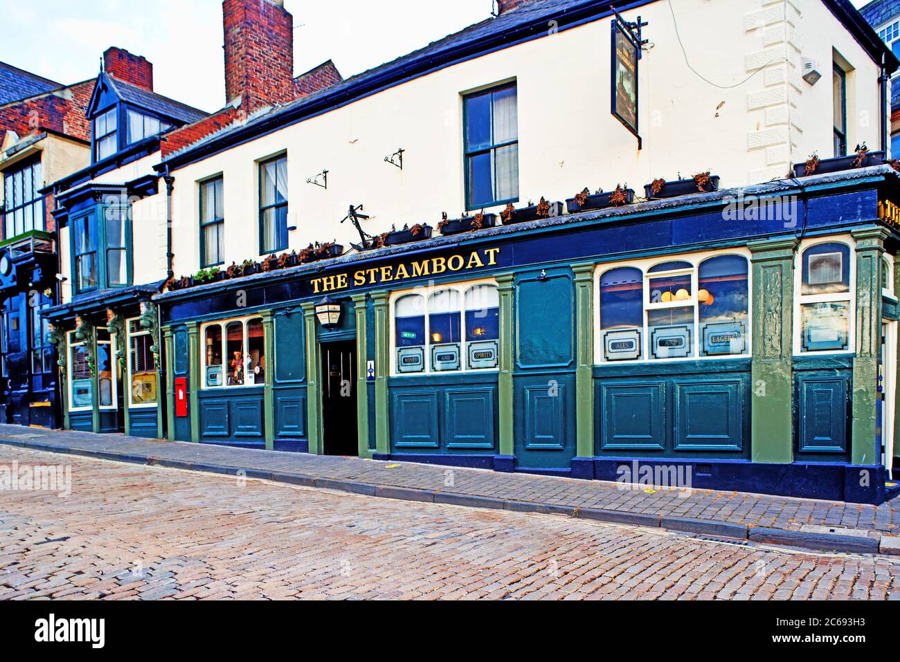 The Steamboat Pub, Mill Dam, South Shields, Tyneside, England Stock Photo