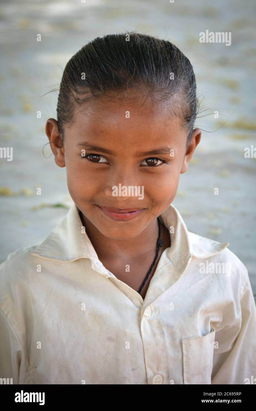 Indian Girl From Madhya Pradesh Editorial Stock Photo 