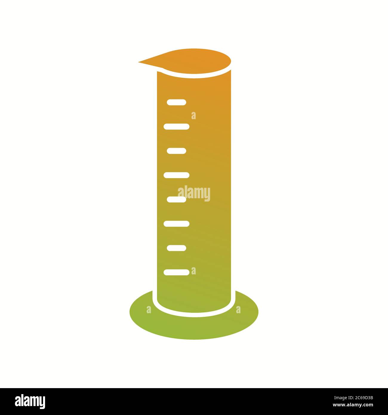 Graduated cylinder volume Stock Vector Images Alamy