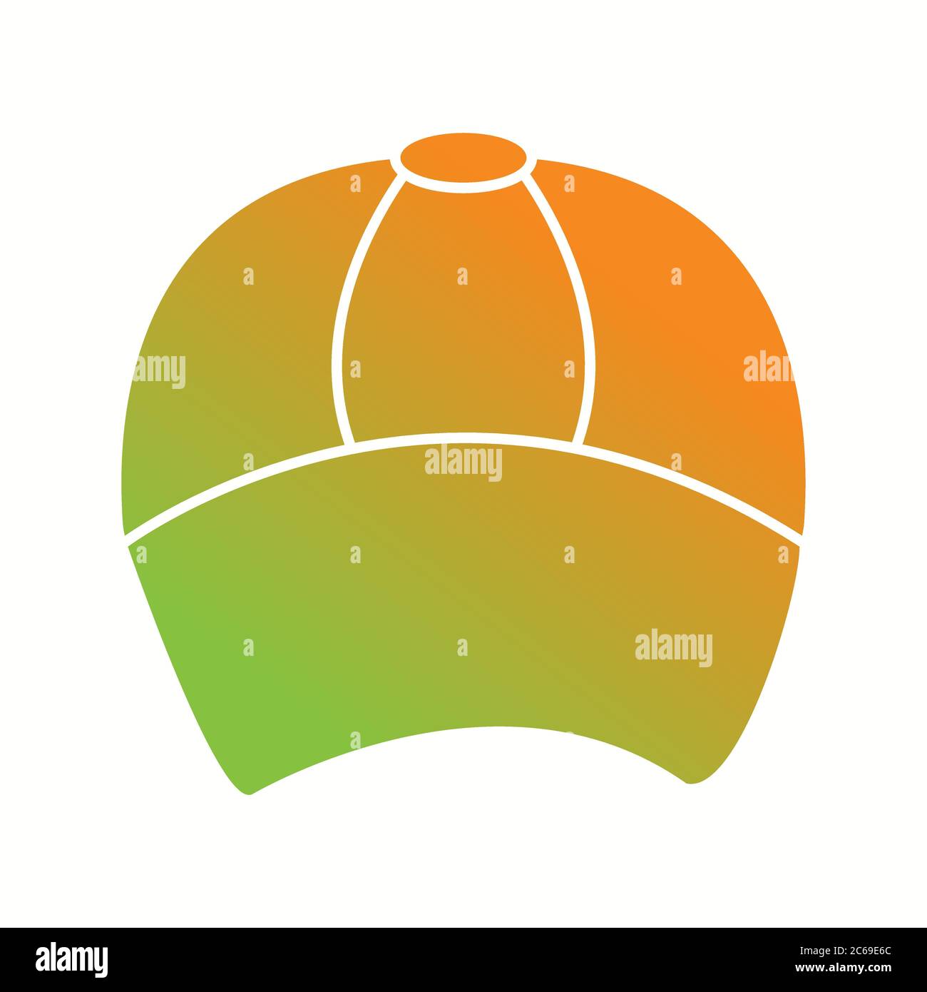 Unique Cap Vector Glyph Icon Stock Vector
