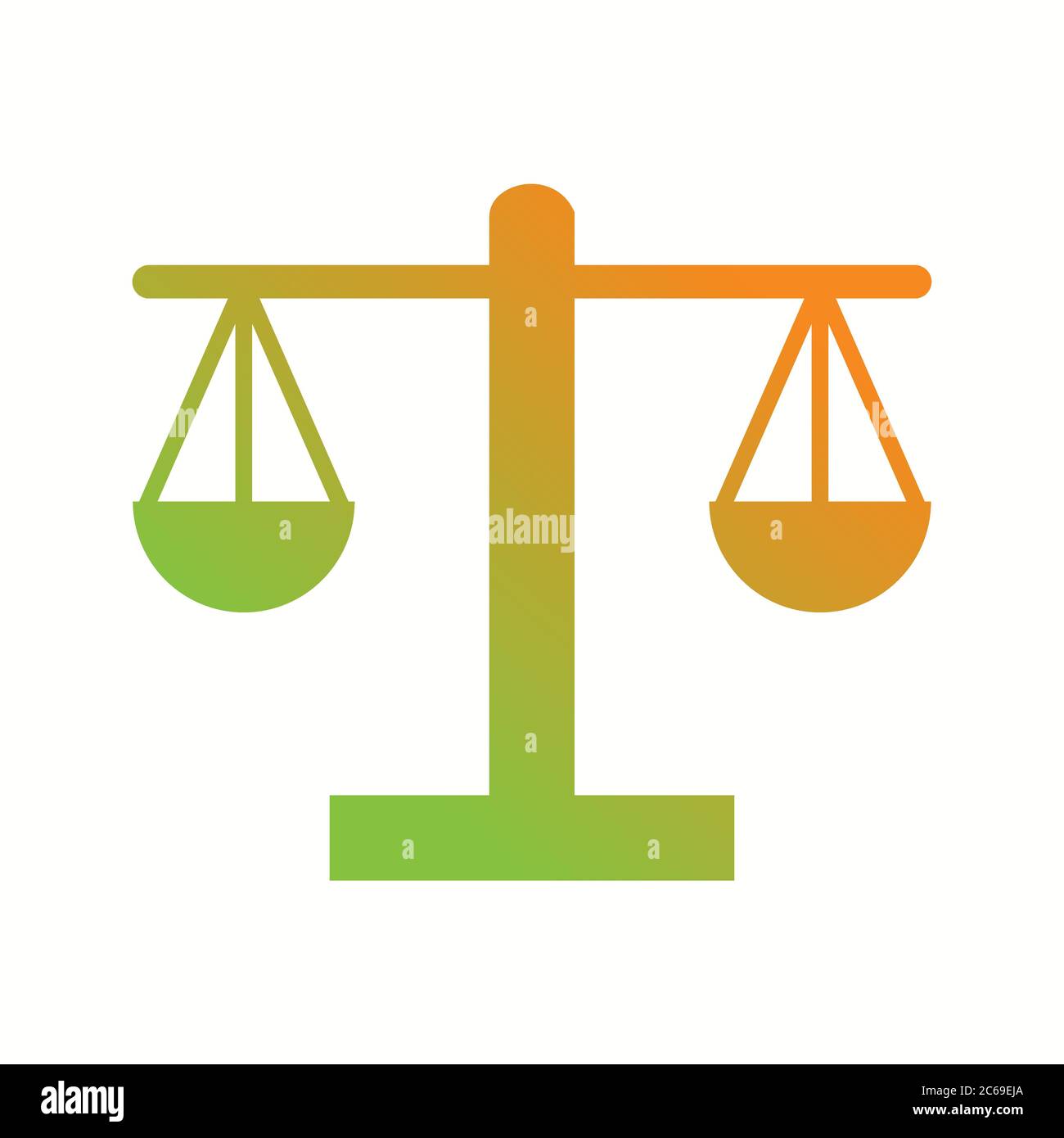 Hand held beam balance scale silhouette Royalty Free Vector