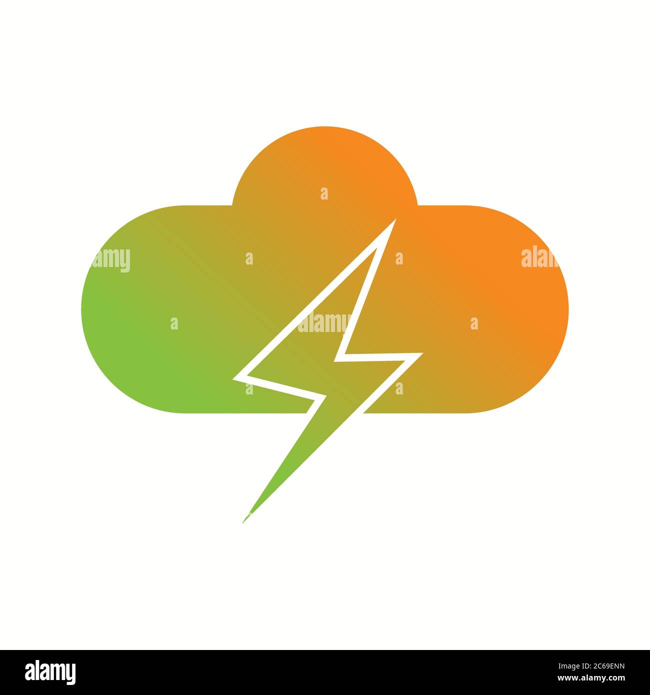 Unique Cloud Vector Glyph Icon Stock Vector Image & Art - Alamy