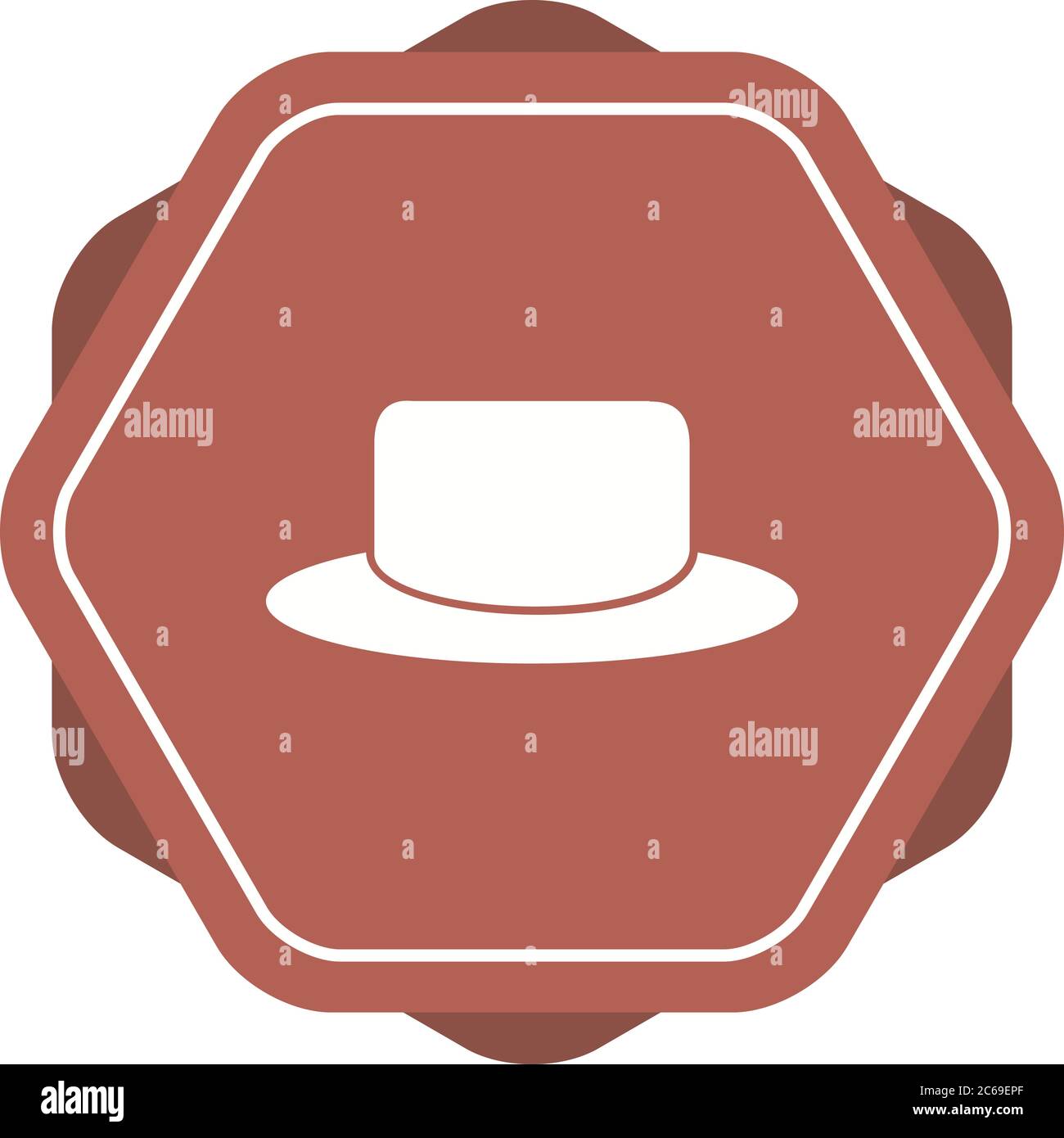 Unique Hat Vector Glyph Icon Stock Vector Image & Art - Alamy