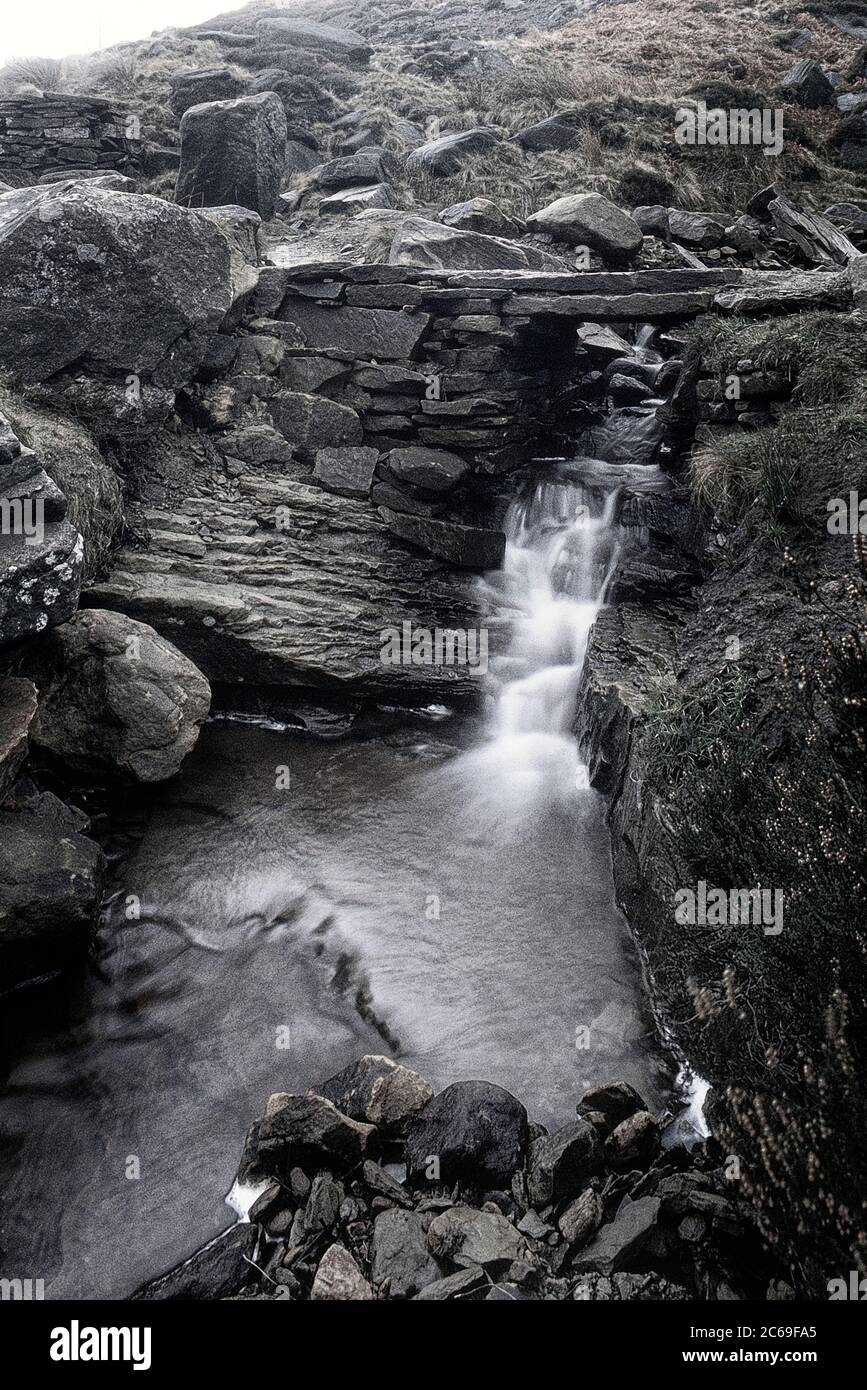 The Bronte Bridge over South Dean Beck below The Bronte waterfall near ...