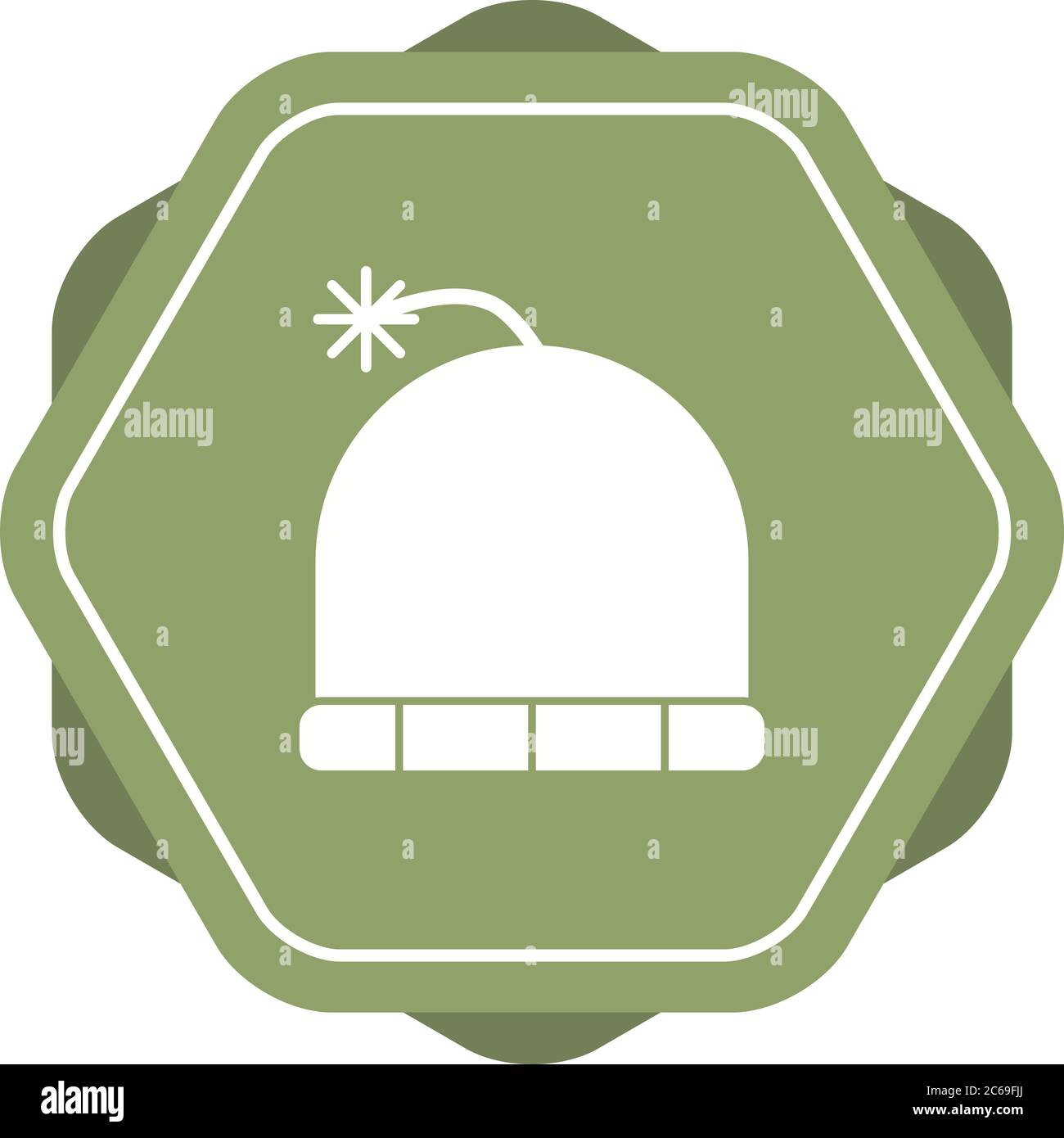 Unique Winter Cap Vector Glyph Icon Stock Vector