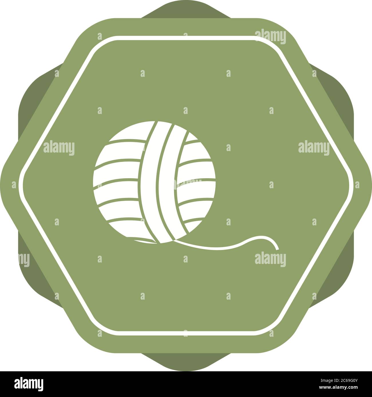Unique Wool Vector Glyph Icon Stock Vector Image & Art - Alamy