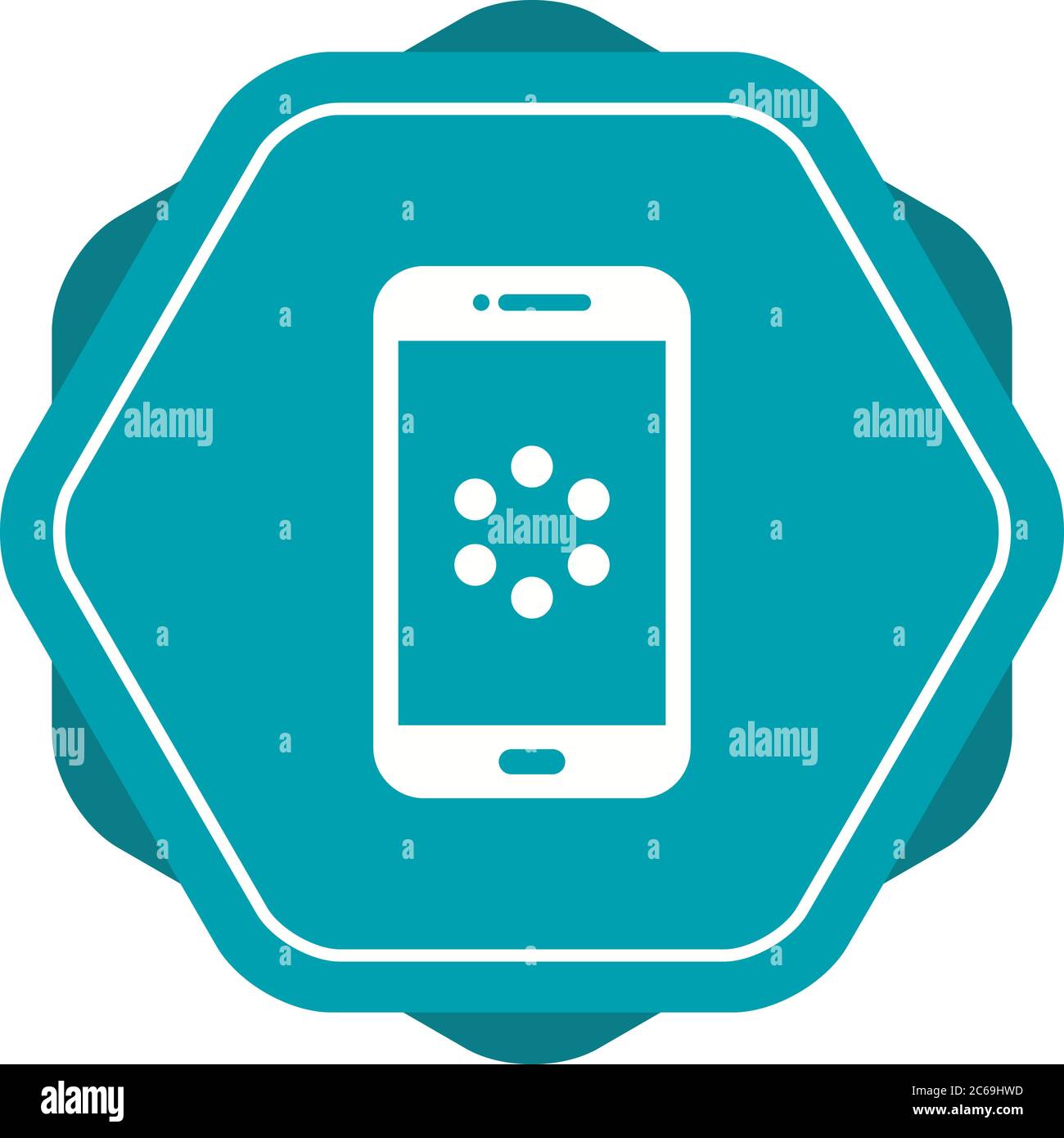 Unique Watch Synchronization Vector Glyph Icon Stock Vector