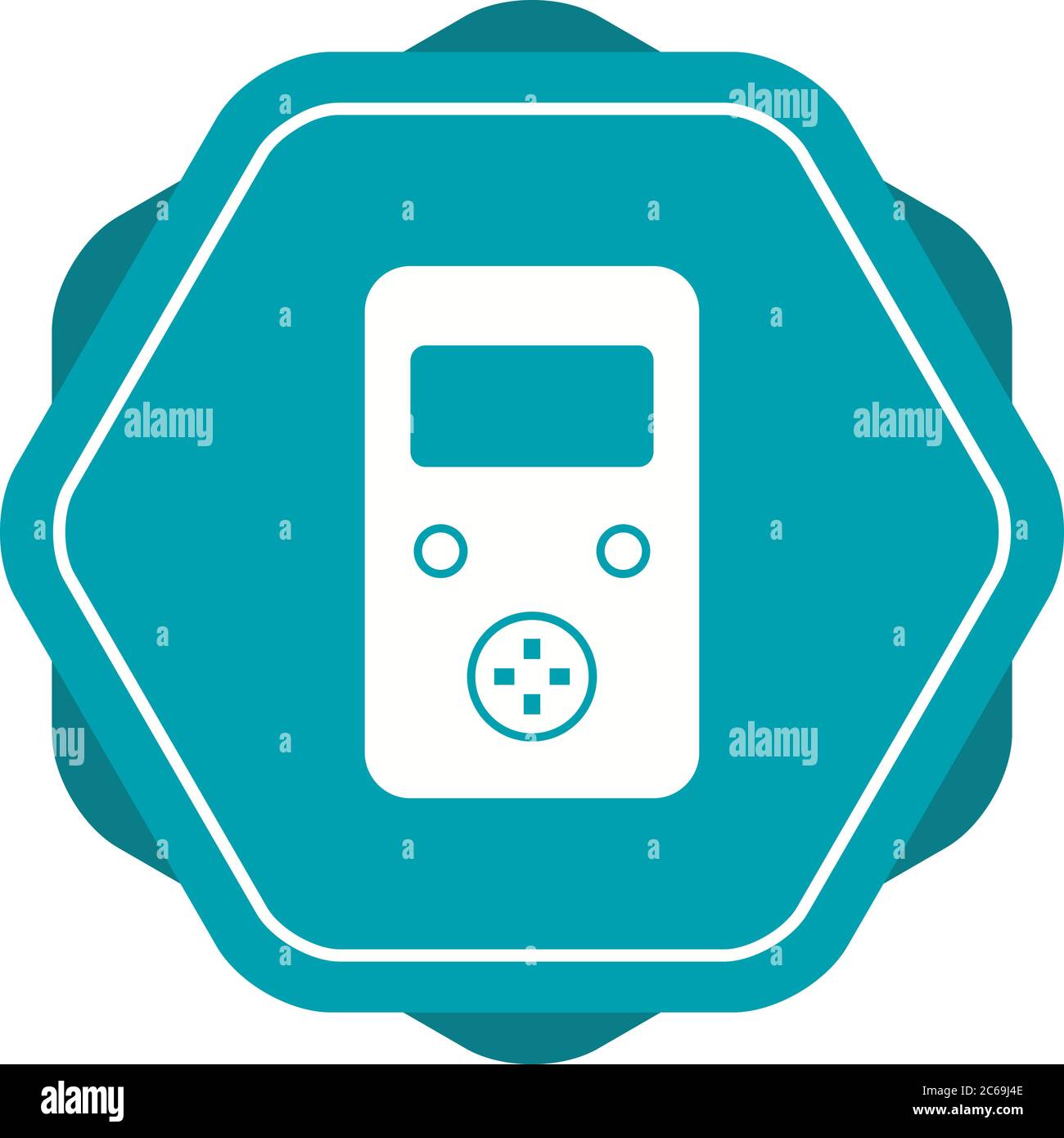 Unique Console Vector Glyph Icon Stock Vector Image & Art - Alamy