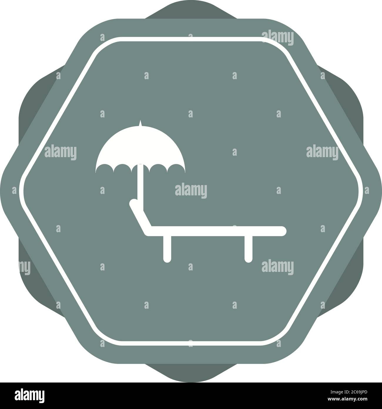 Unique Sunbathing Chair Vector Glyph Icon Stock Vector Image & Art - Alamy