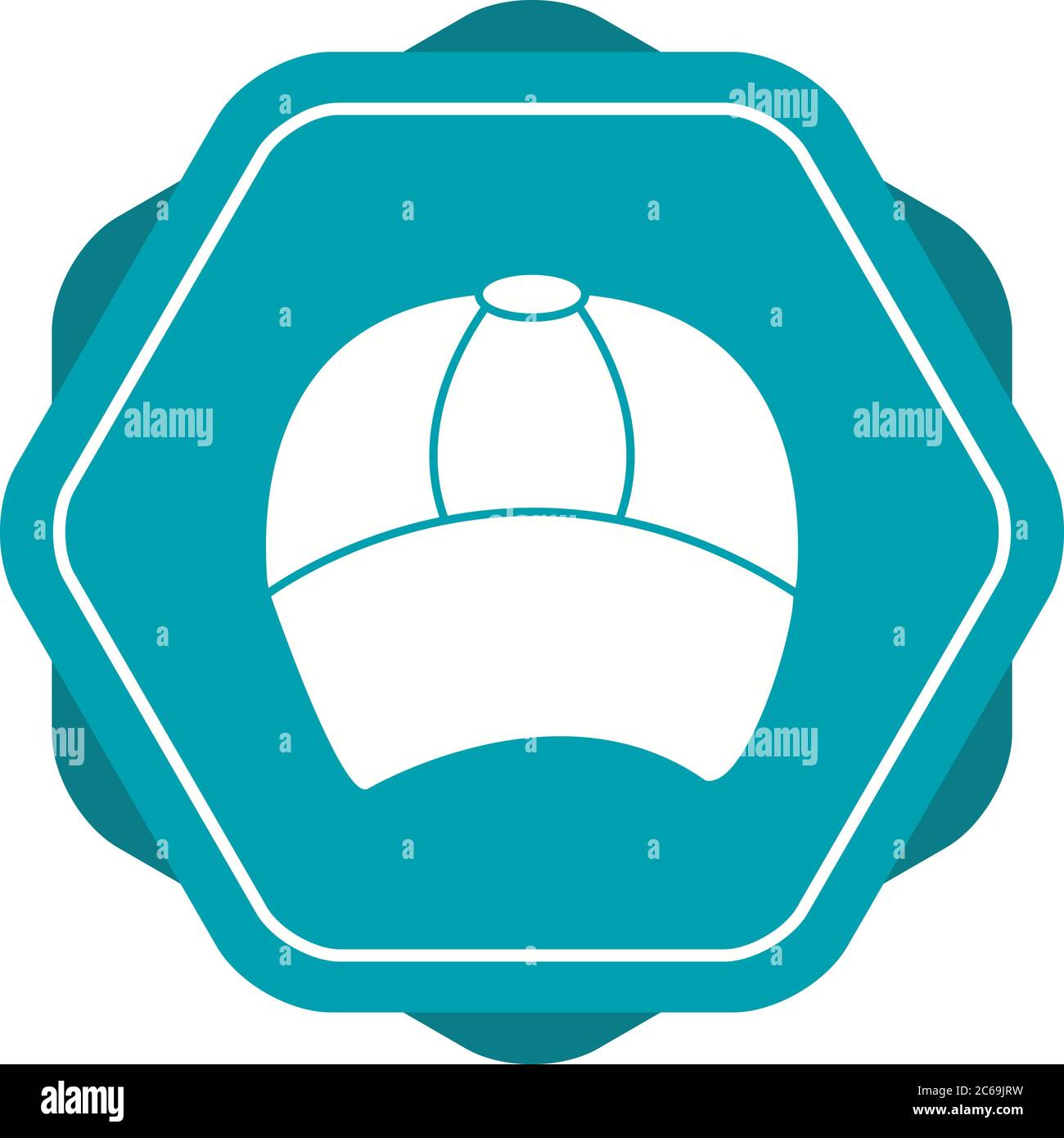 Unique Cap Vector Glyph Icon Stock Vector