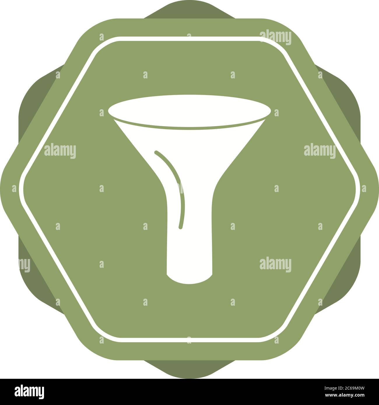 Iconic funnel Stock Vector Images - Alamy