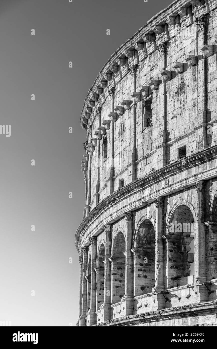 Ancient rome lazio italy Black and White Stock Photos & Images - Alamy