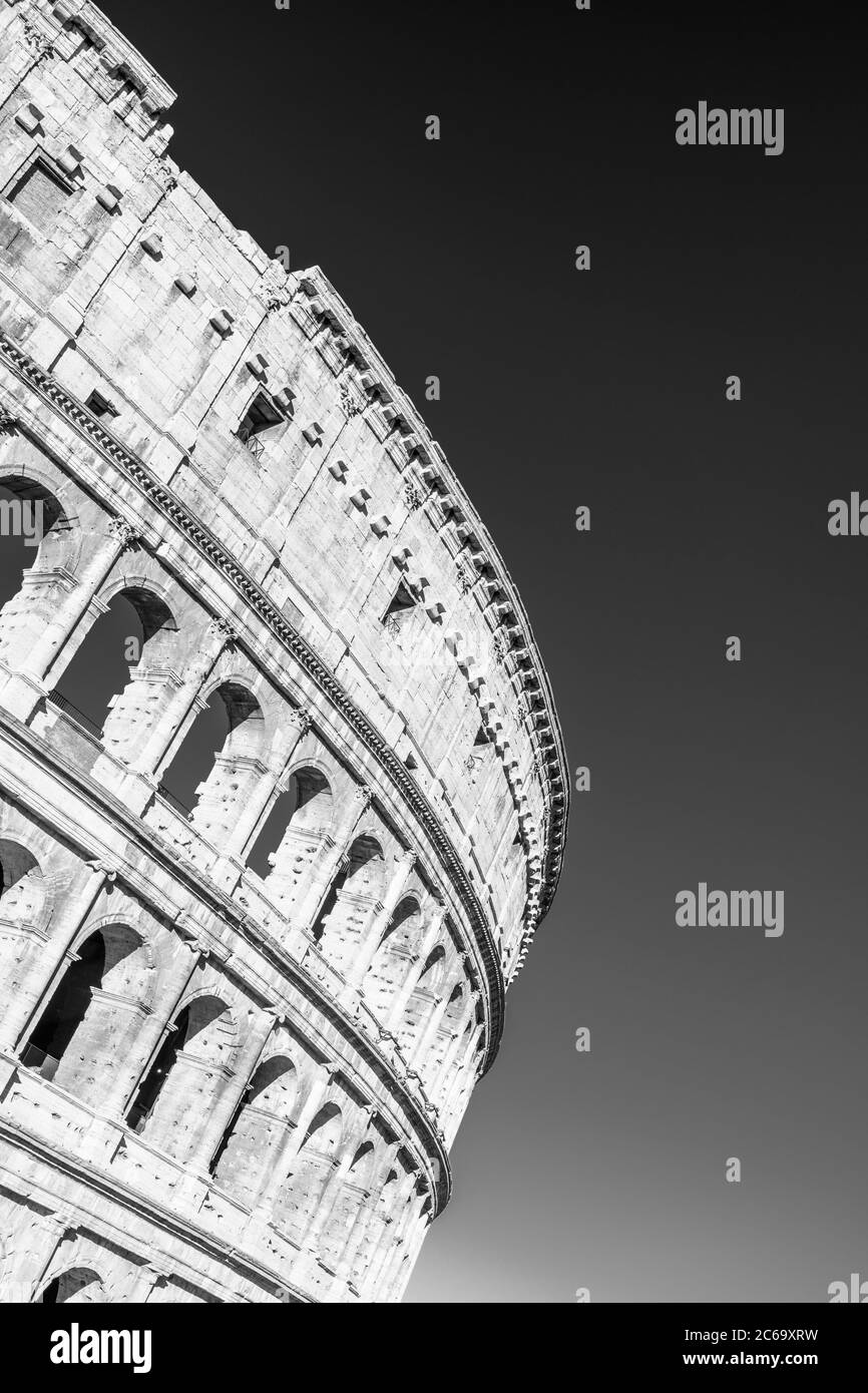 Amphitheater amphitheaters amphitheatre Black and White Stock Photos ...