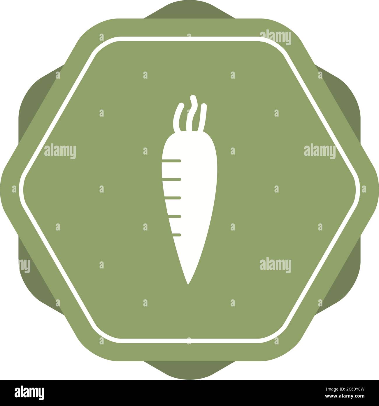 Unique Radish Vector Glyph Icon Stock Vector