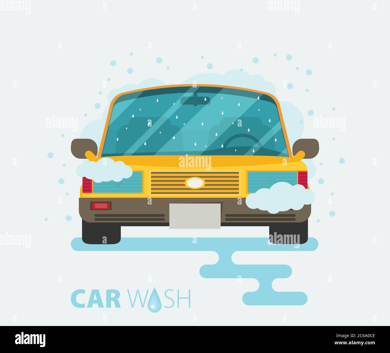 Car wash red vector vectors hi-res stock photography and images - Alamy