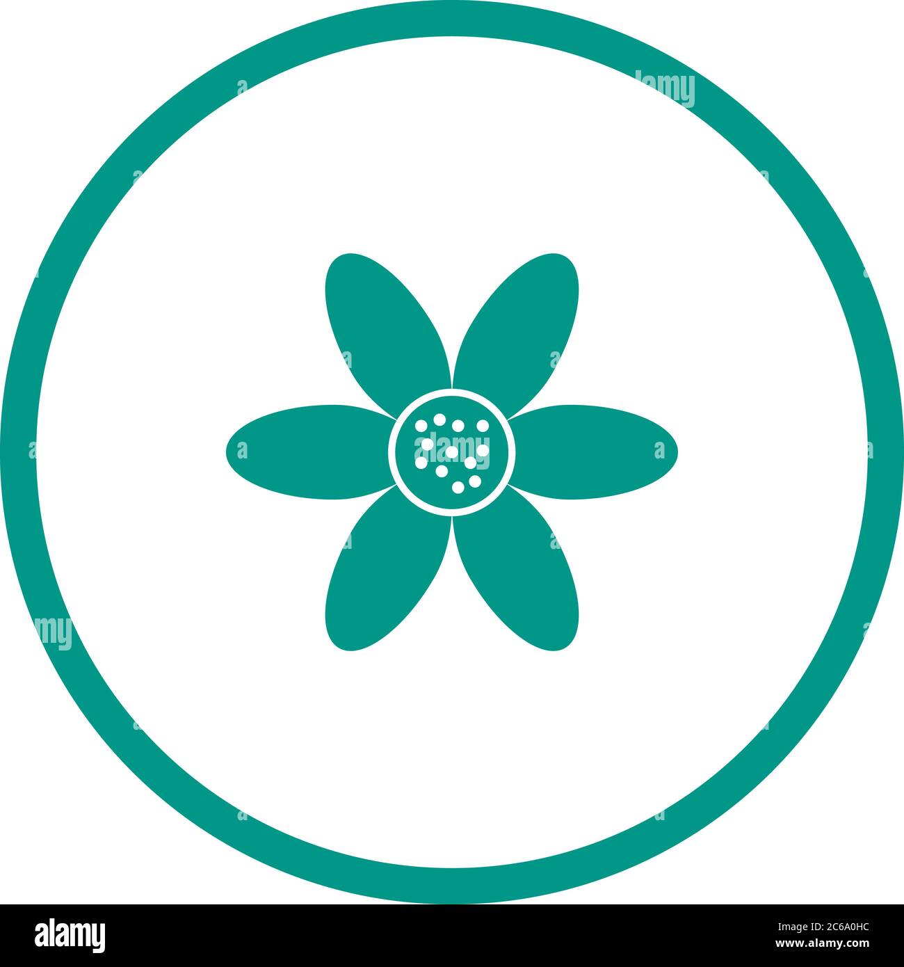Unique Flower Vector Glyph Icon Stock Vector Image & Art - Alamy