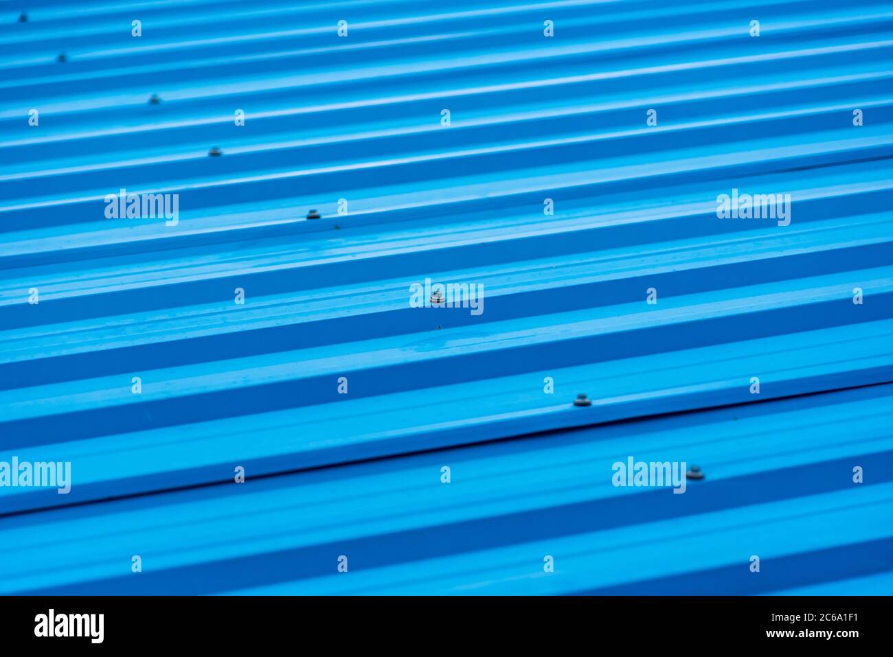 Blue painted corrugated metal hi-res stock photography and images - Alamy