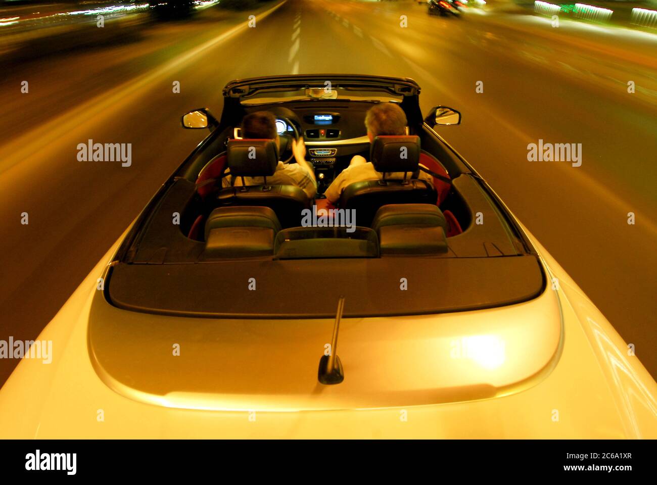Night Driving A Convertible With The Top Down Stock Photo Alamy Night Driving A Convertible With The Top Down Stock Photo Alamy