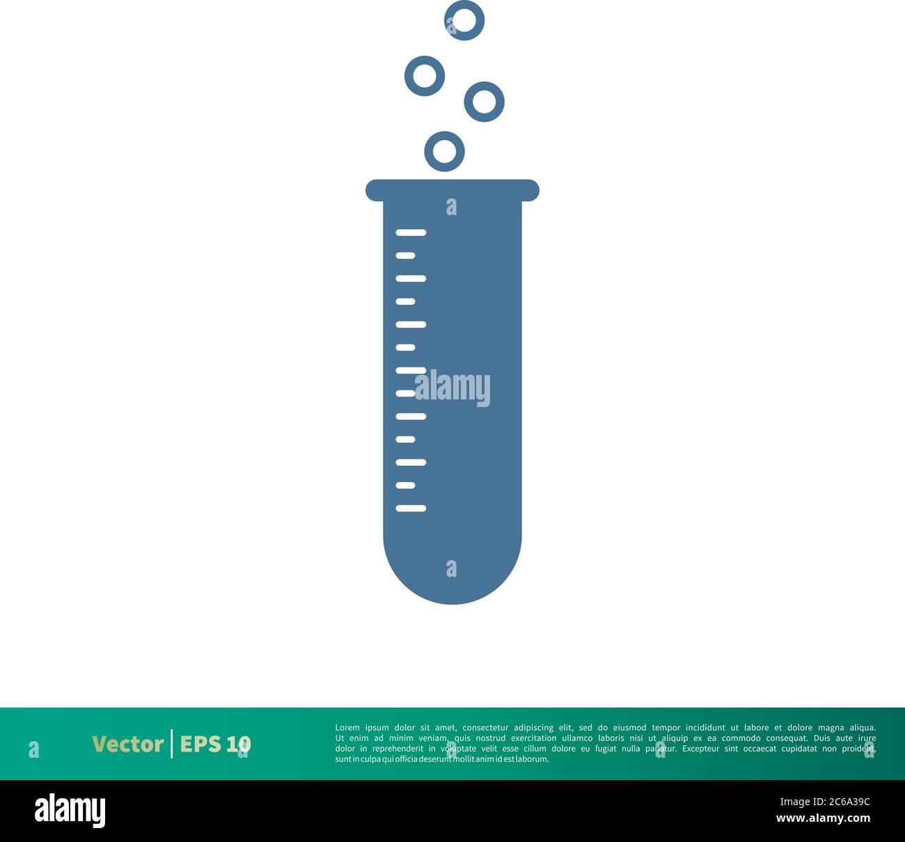 Flask Laboratory Glass Icon Vector Logo Template Illustration Design. Editable Vector EPS 10. Stock Vector