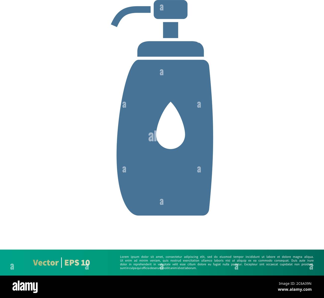 Bottle Soap Icon Vector Logo Template Illustration Design. Editable Vector EPS 10. Stock Vector