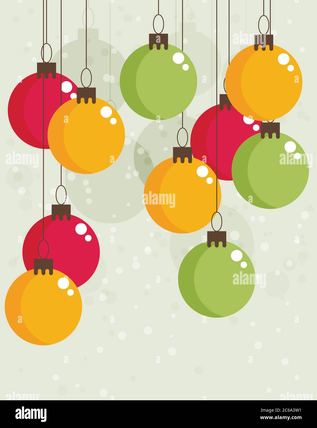 Christmas greeting card. Vector illustration Stock Vector Image & Art ...