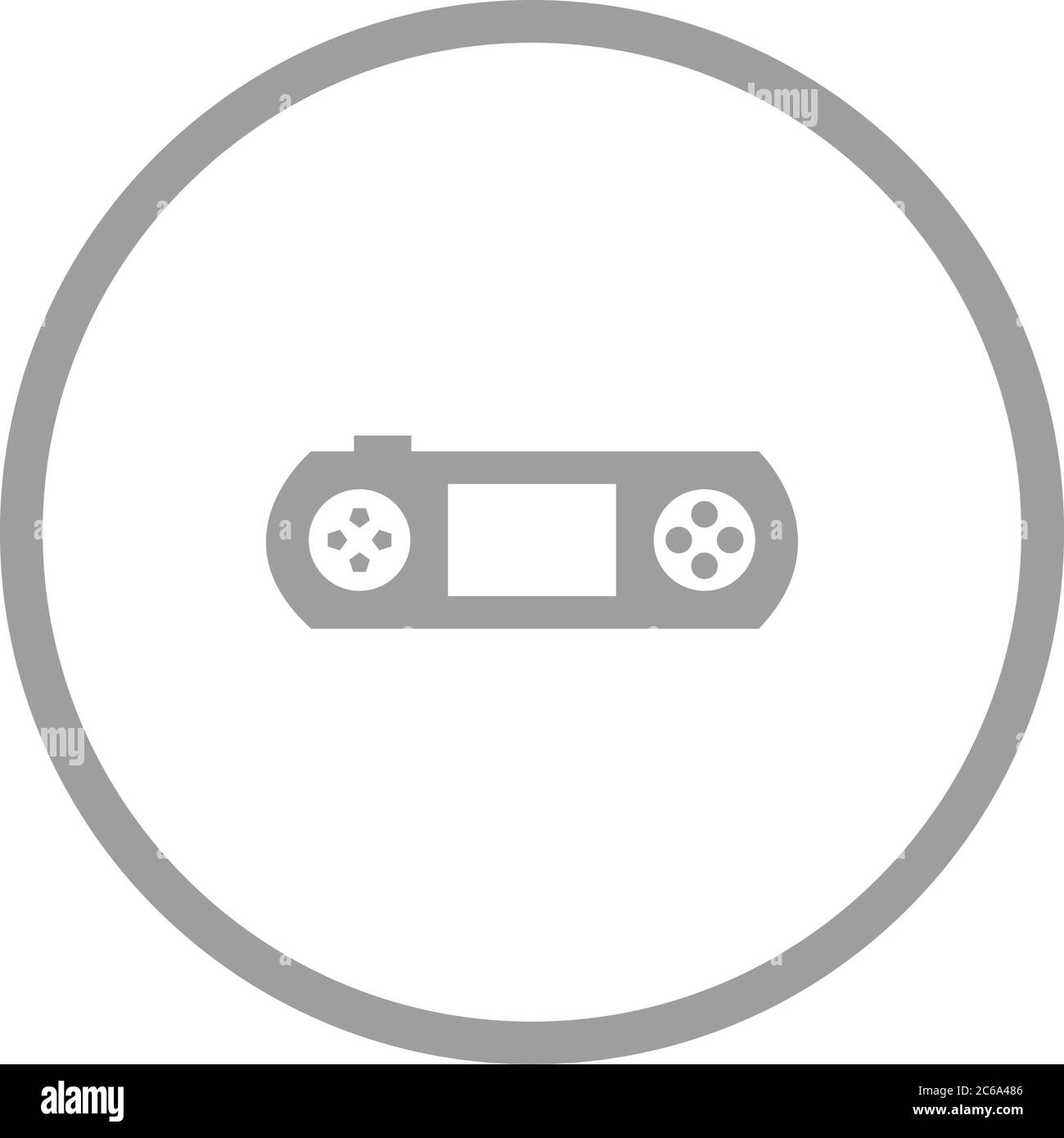 Unique Gaming Console Glyph Vector Icon Stock Vector Image & Art - Alamy
