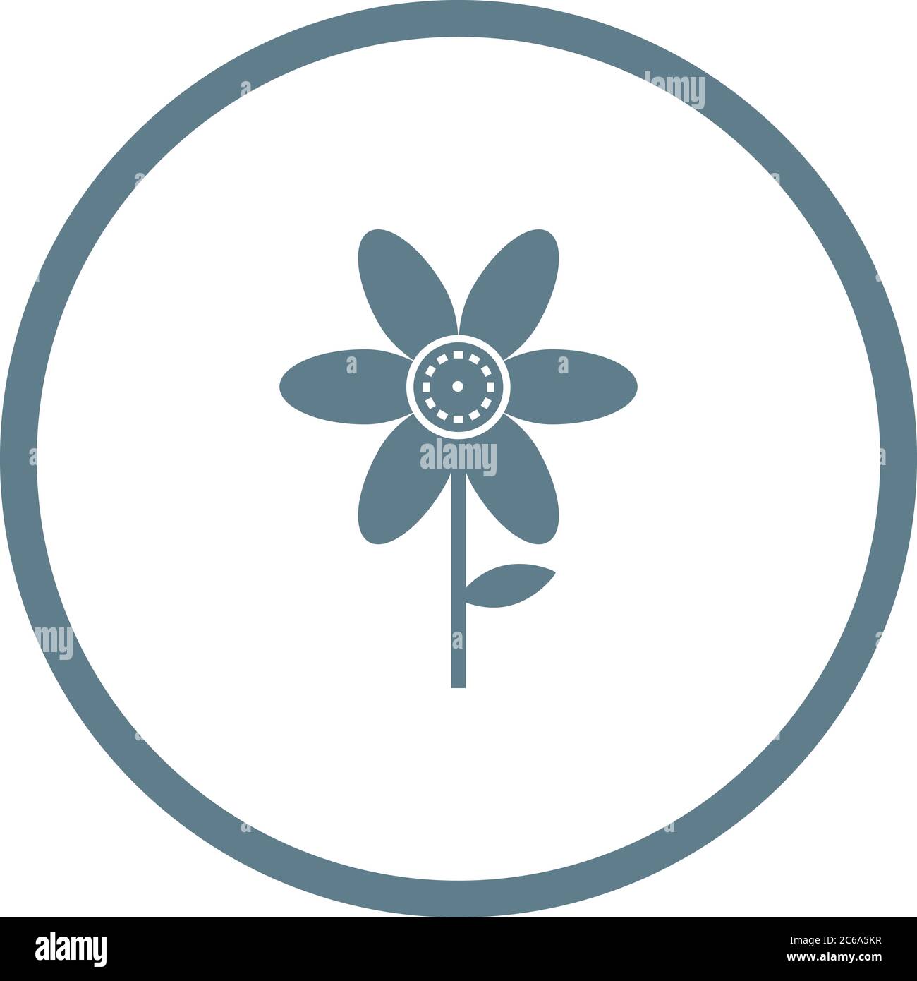 Unique Flower Vector Glyph Icon Stock Vector Image & Art - Alamy