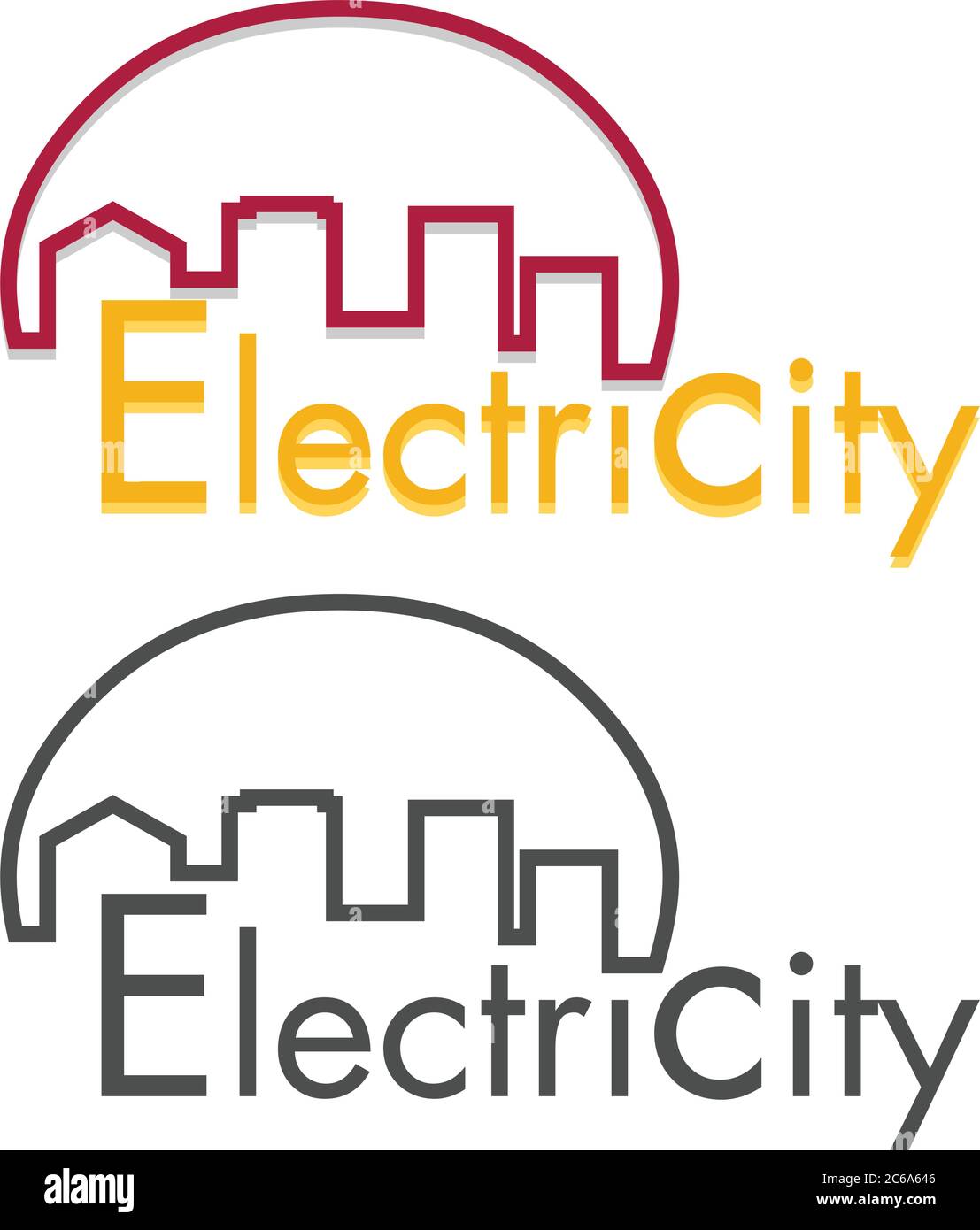 Electric logo vector in flat style Stock Vector Image & Art - Alamy