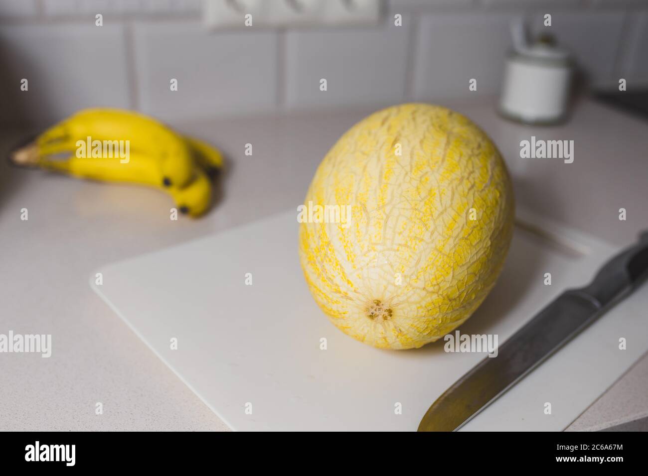 Bananas and melon hires stock photography and images Alamy