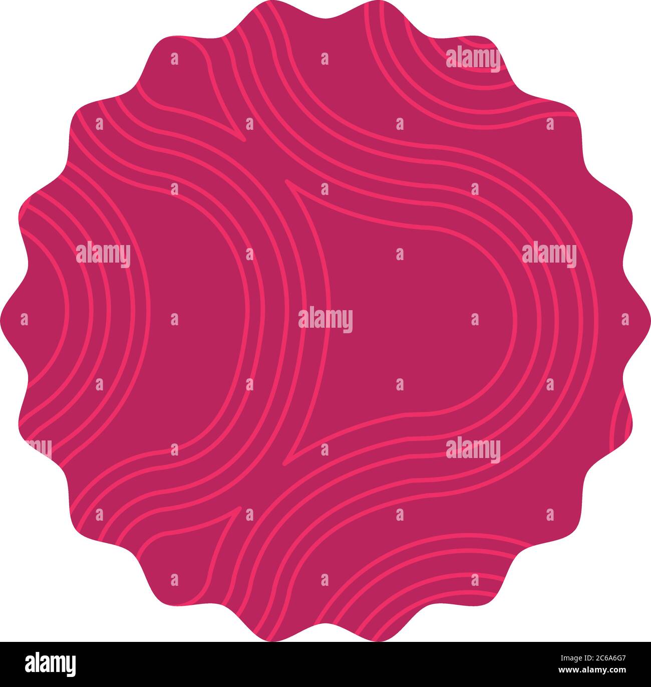 elegant red color circular frame icon vector illustration design Stock ...