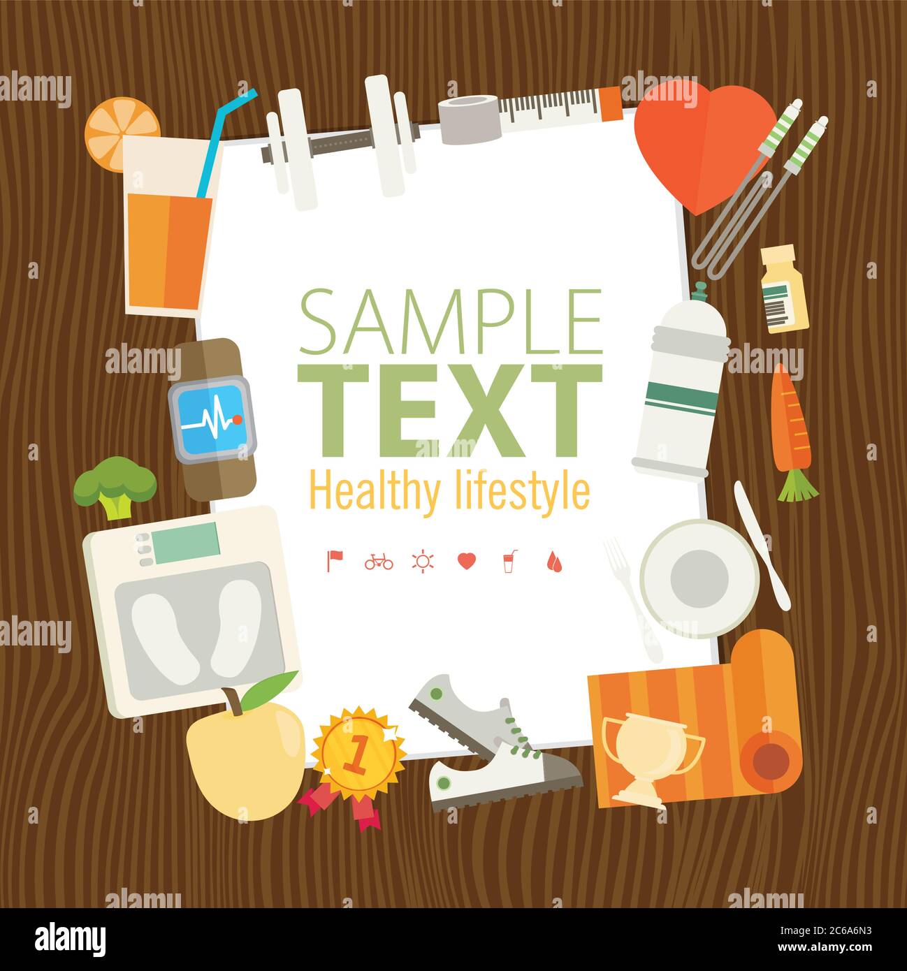 Fitness program Stock Vector Images - Alamy