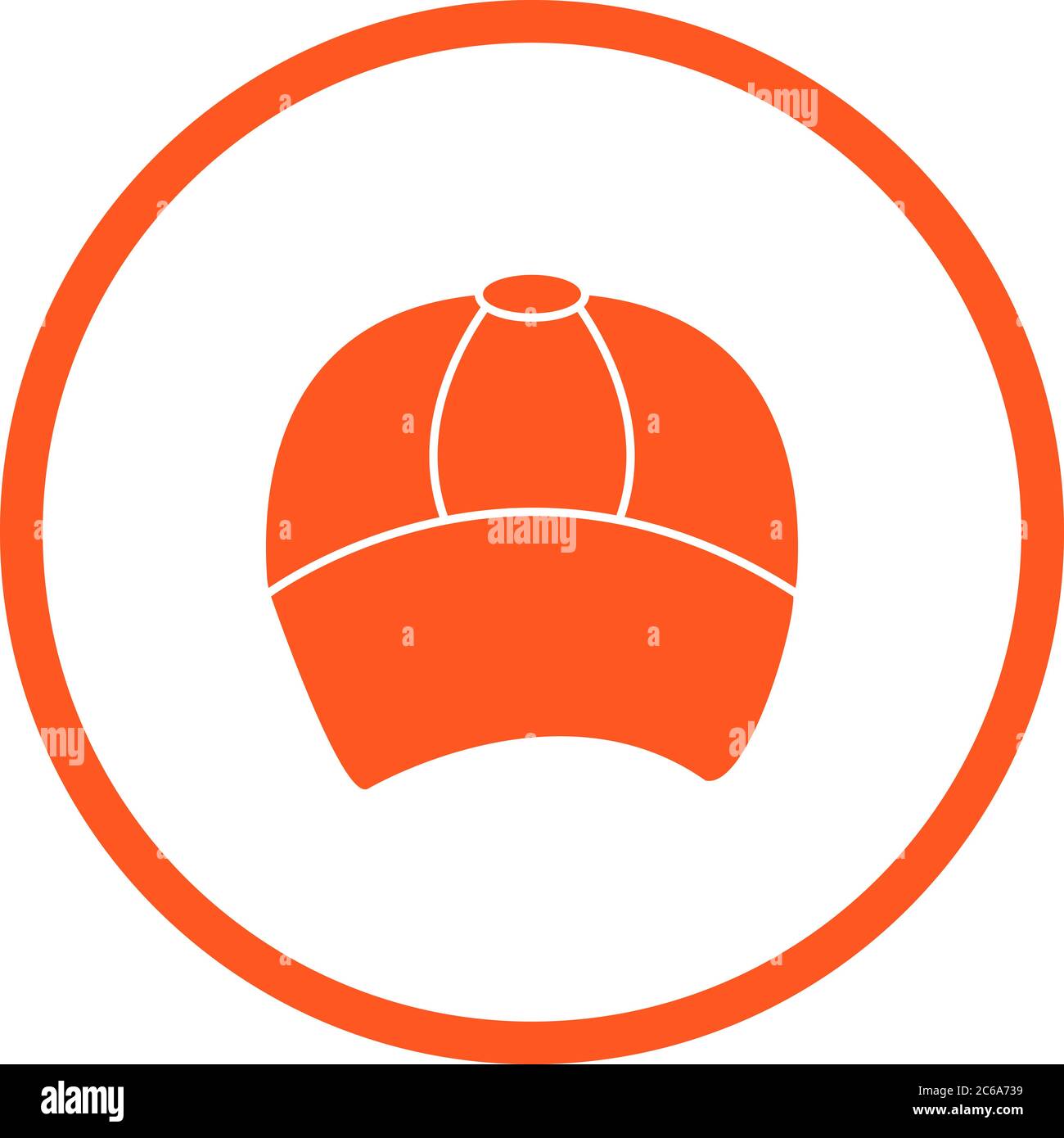 Unique Cap Vector Glyph Icon Stock Vector