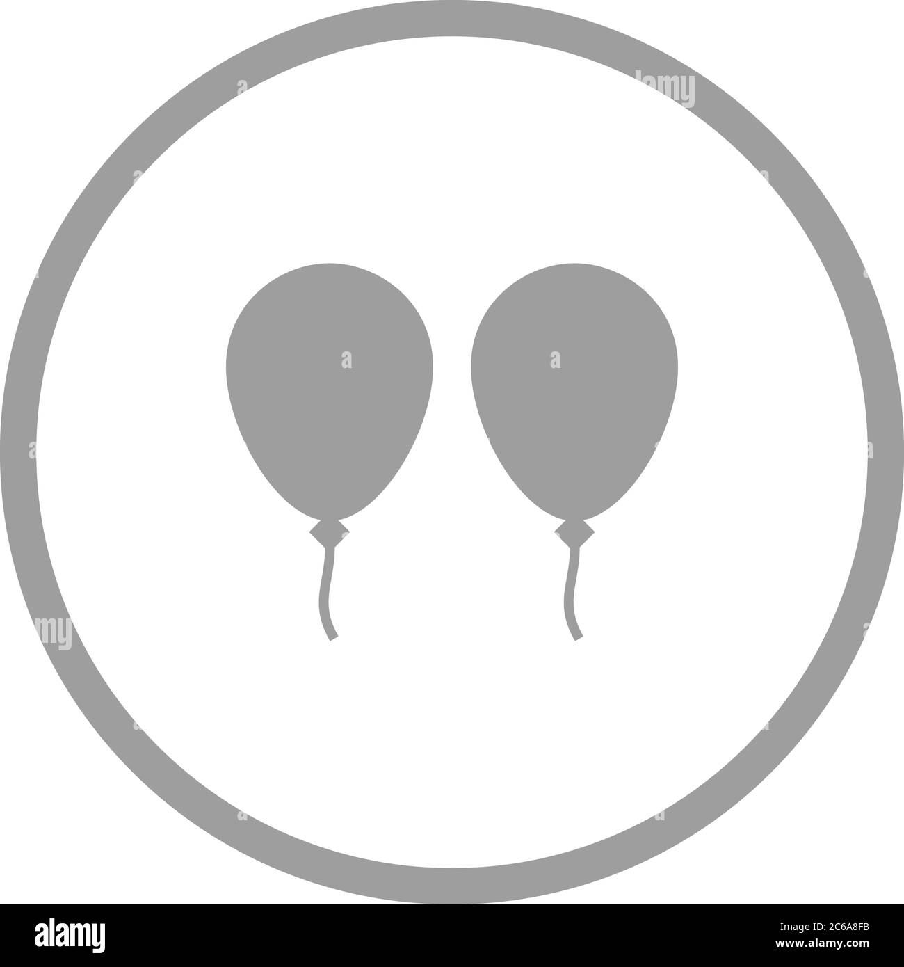 Unique Balloons Vector Glyph Icon Stock Vector Image & Art - Alamy