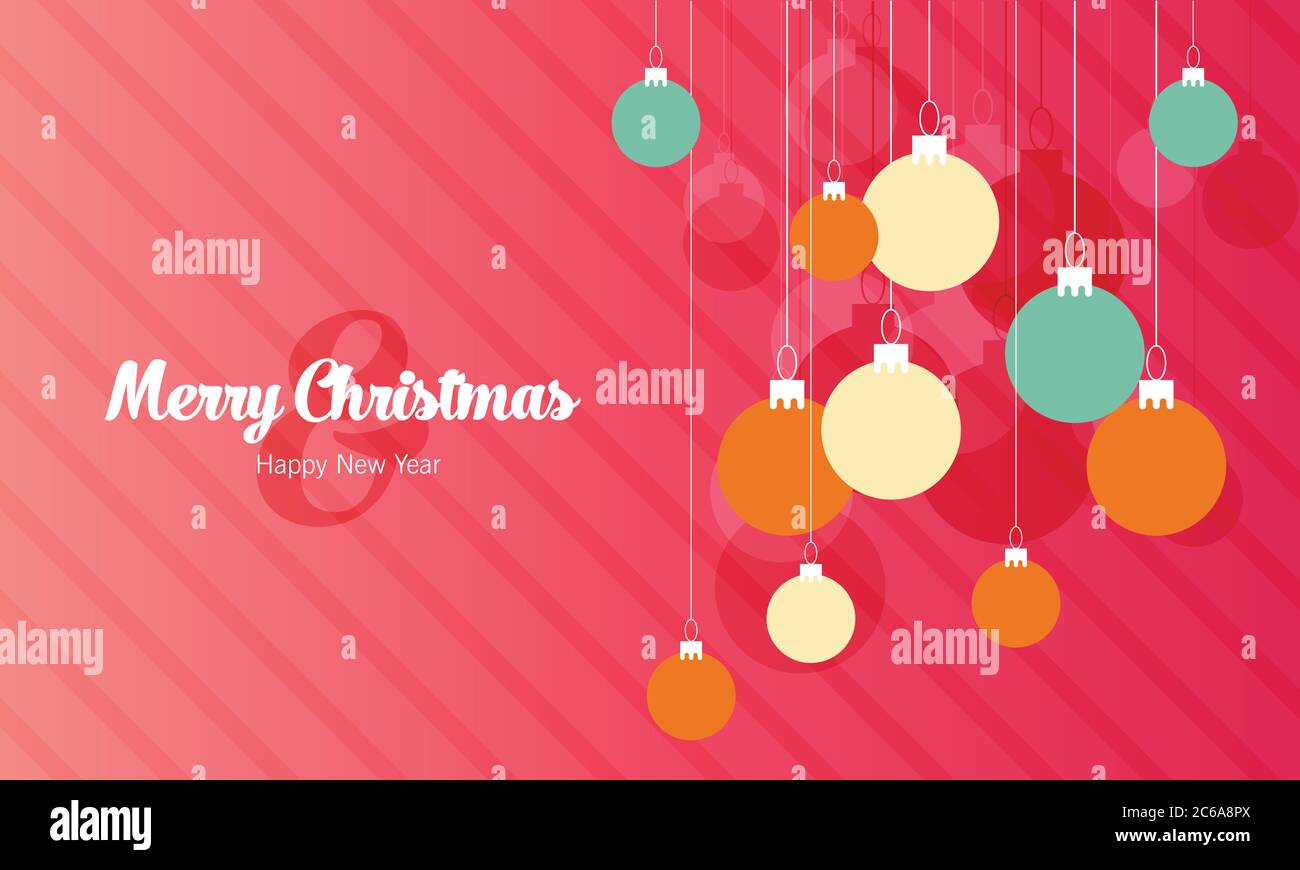 Christmas greeting card. Vector illustration Stock Vector Image & Art ...