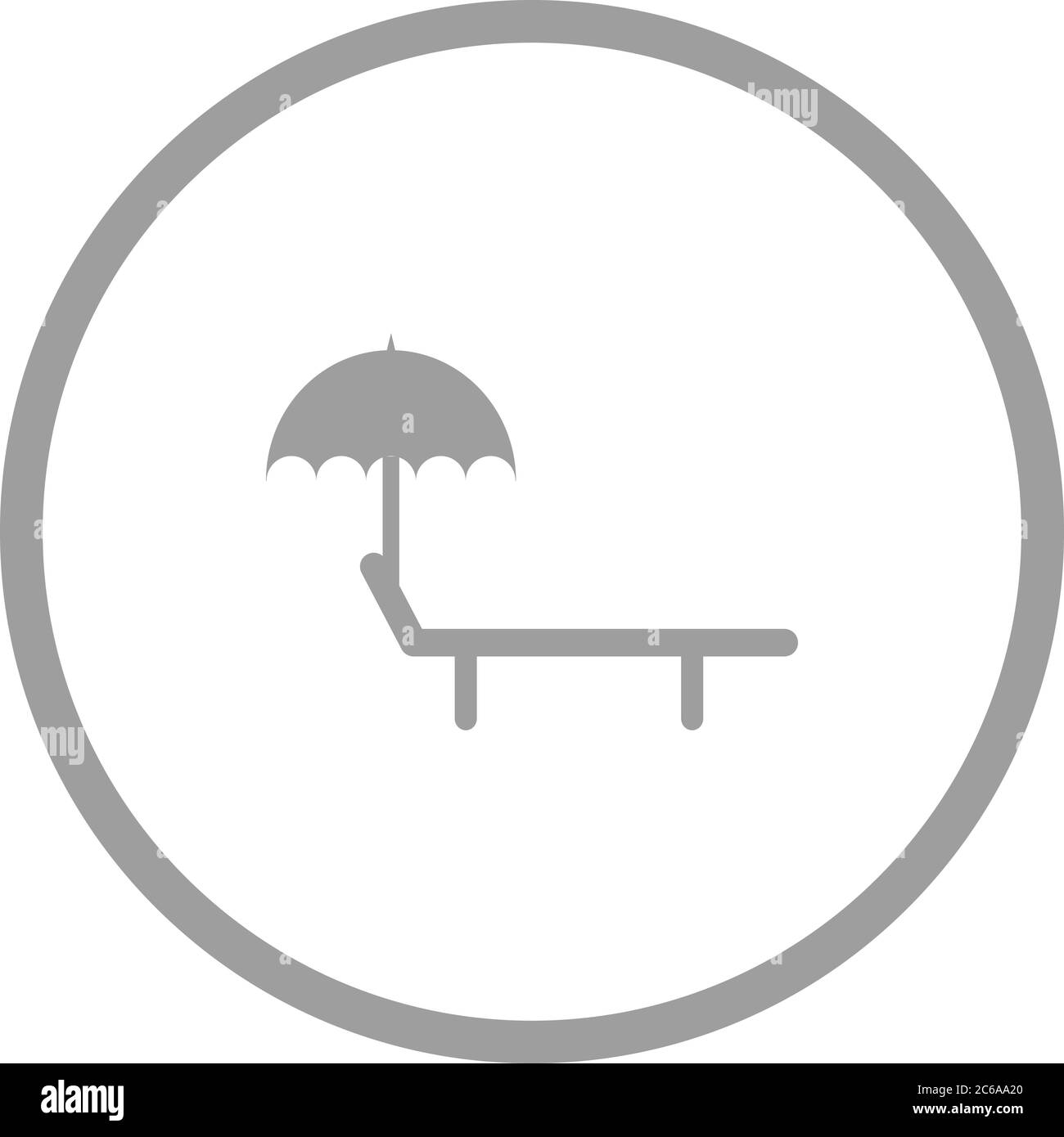 Unique Sunbathing Chair Vector Glyph Icon Stock Vector Image & Art - Alamy