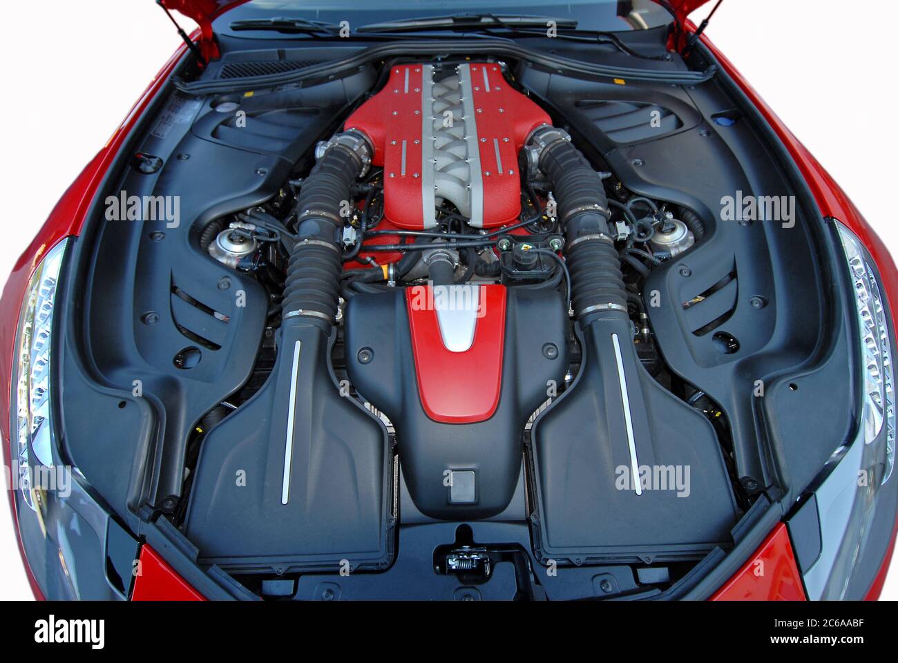 V12 engine with double overhead cams and four valves per cylinder Stock