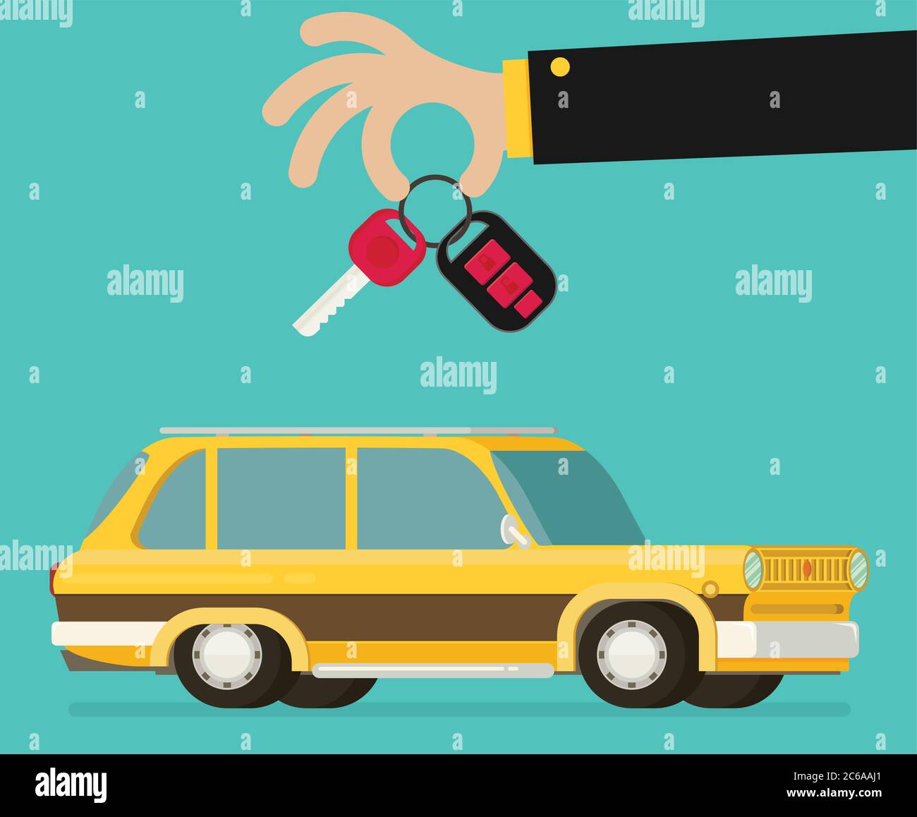 Rent a car design, vector illustration Stock Vector Image & Art Alamy