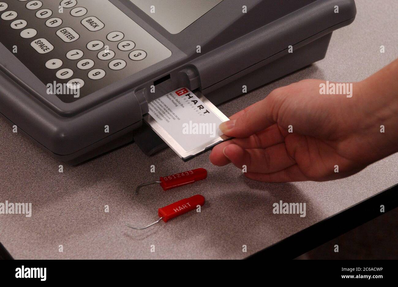Punch card voting system hires stock photography and images Alamy
