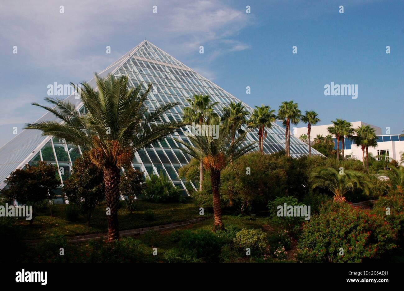 August, 2003 South Texas Rainforest pyramid at Moody Gardens
