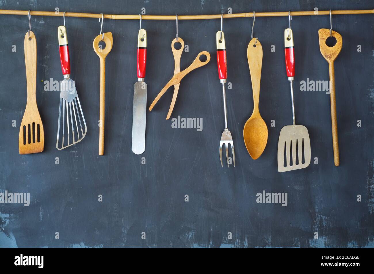 Kitchen utensils, for commercial kitchen, restaurant ,cooking, kitchen concept. Stock Photo