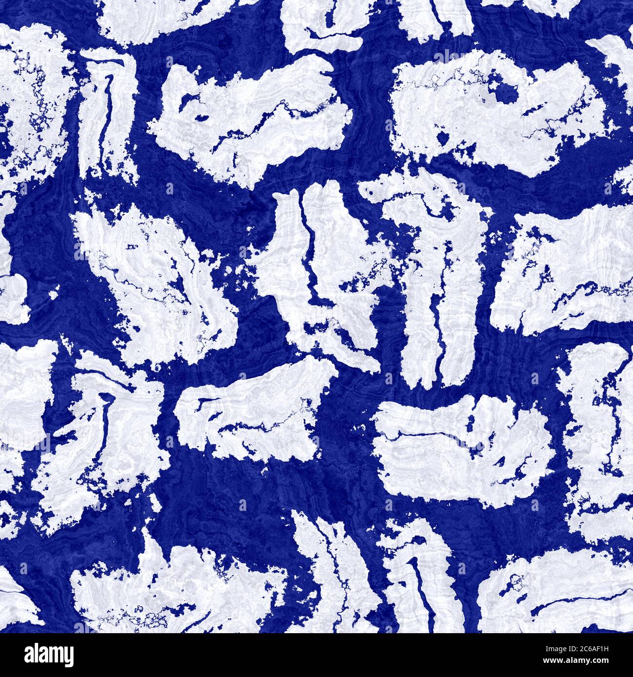 Seamless indigo dyed twisted bandana texture. Blue dark woven cotton ...