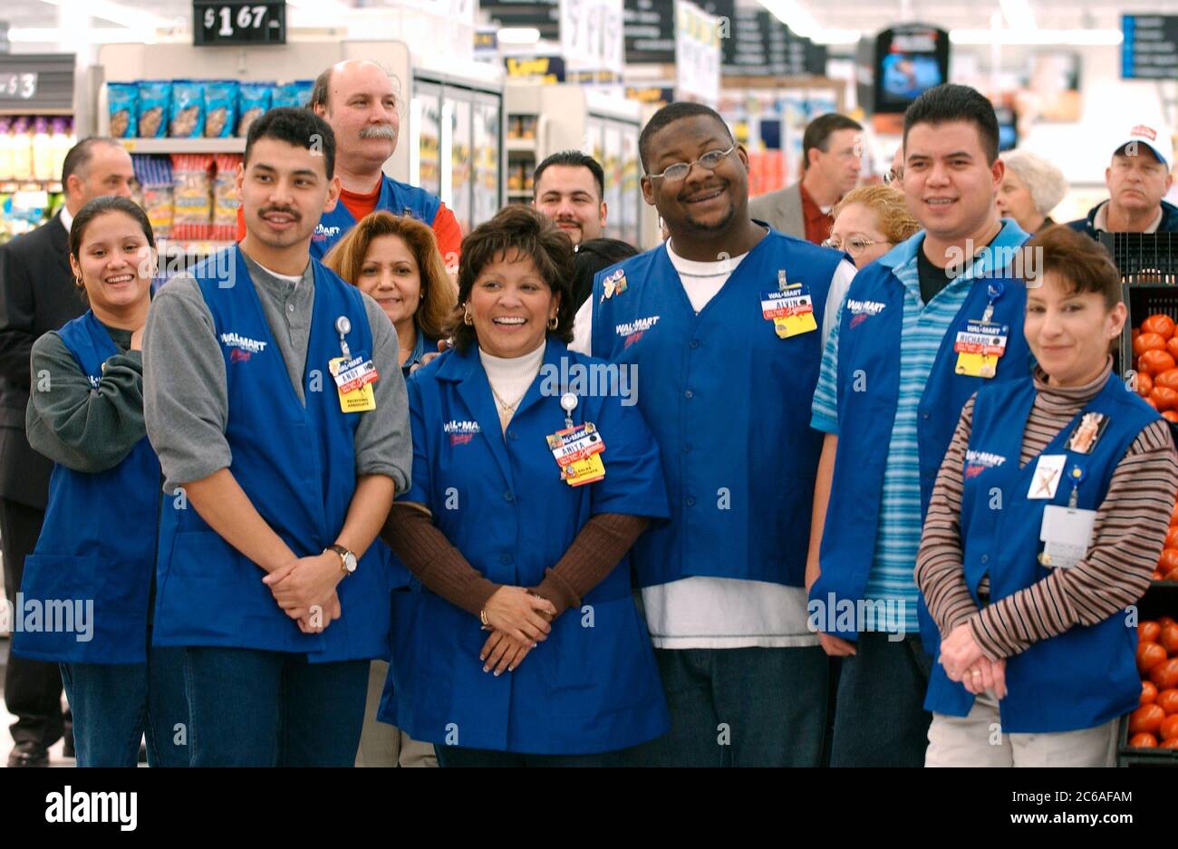 San Antonio, Texas Associates at grand opening of the 3,000th U.S. Wal