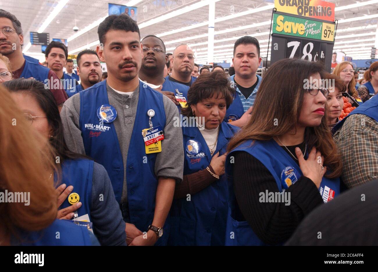 San Antonio, Texas USA, January 21, 2004 Associates say the Pledge of