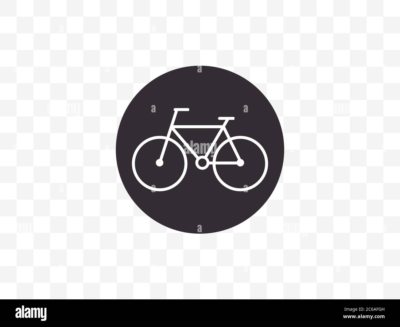 Bicycle, bike icon. Vector illustration, flat design. Stock Vector