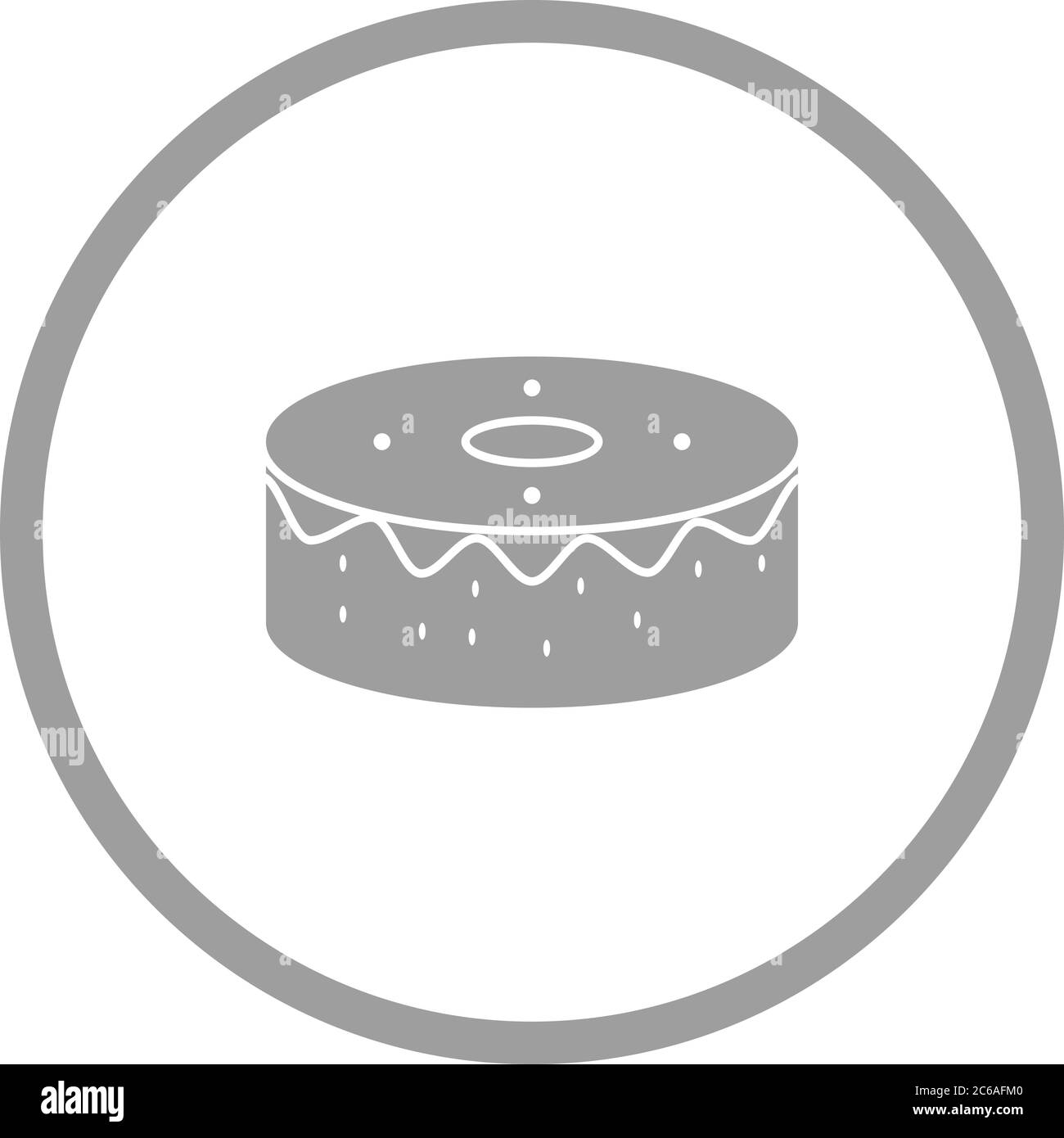 Unique Birthday Cake Vector Glyph Icon Stock Vector Image & Art Alamy