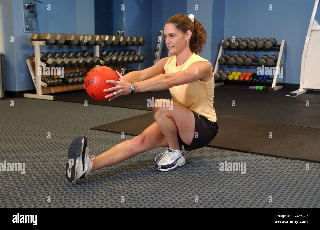 Medicine Ball Exercises High Resolution Stock Photography And Images medicine-ball-exercises-high-resolution-stock-photography-and-images