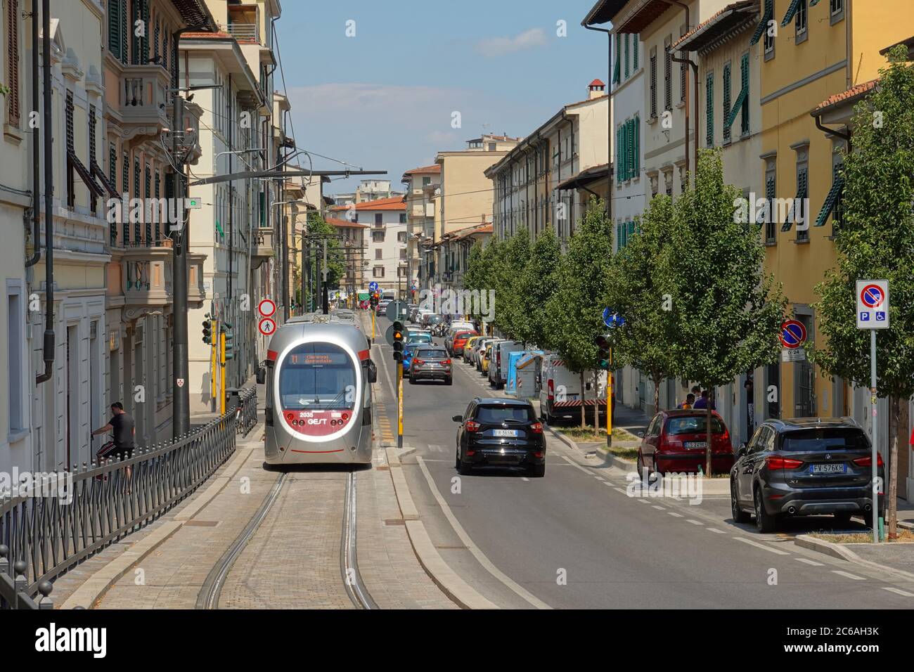 Florenz, Straßenbahn, T1 Vittorio Emanuele II // Florence, Tramway, T1 Vittorio Emanuele II