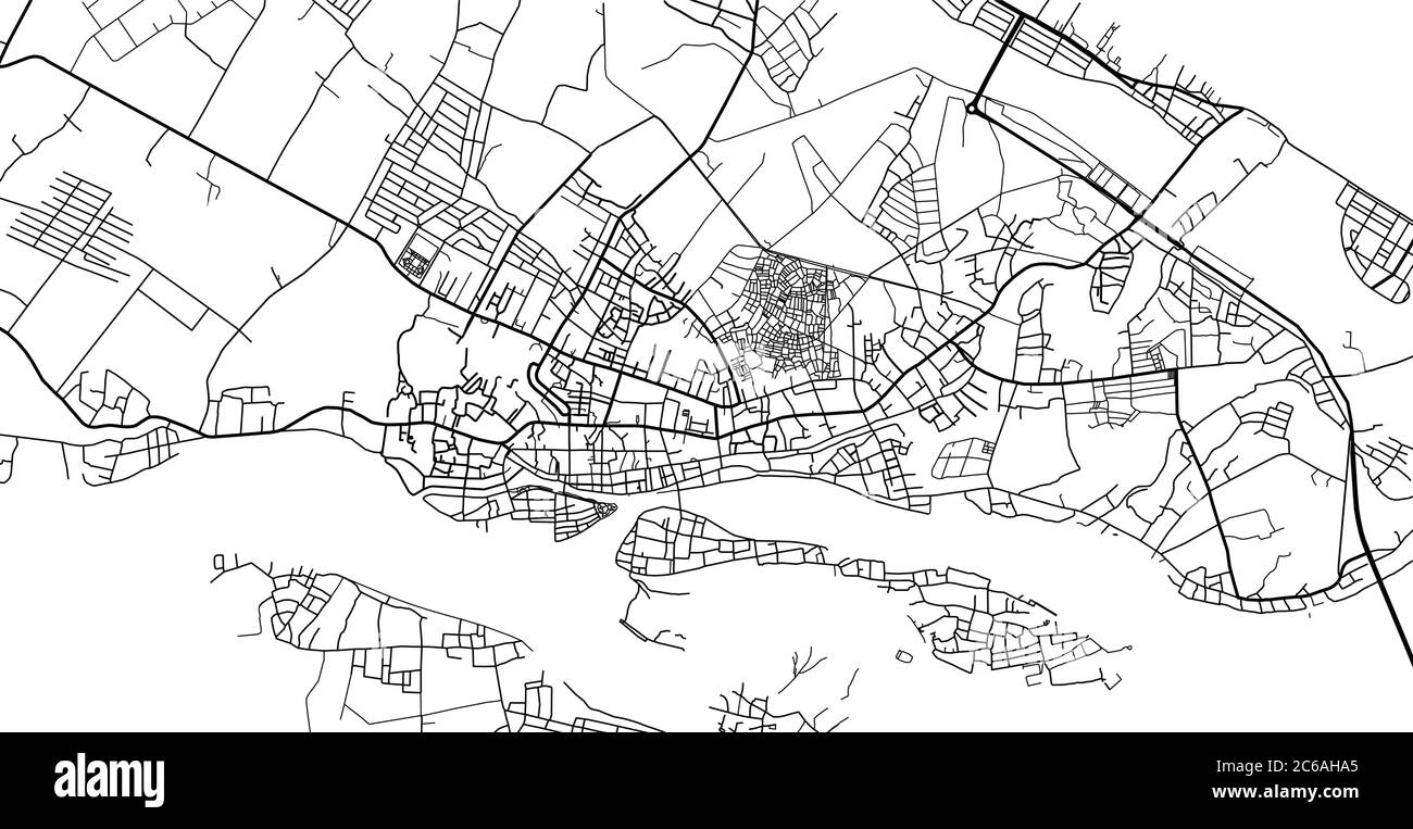 Urban vector city map of Hoi An, Vietnam Stock Vector Image & Art Alamy