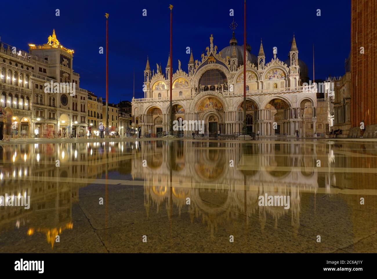 Venedig, Markusplatz, Markusdom (Basilica di San Marco) // Venice, Basilica di San Marco Stock Photo